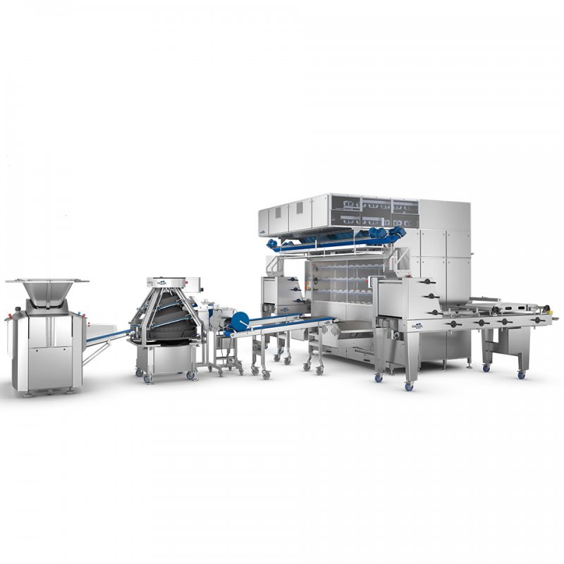 Make Up Dough Line Industrial Bread Line 450 Glimek