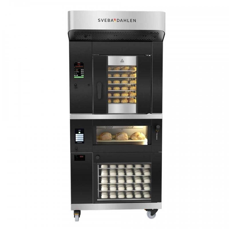 Combination Oven All In One Mini Rack Oven Deck Oven Proofer Flexible Baking Srdp120 Black Sveba Dahlen